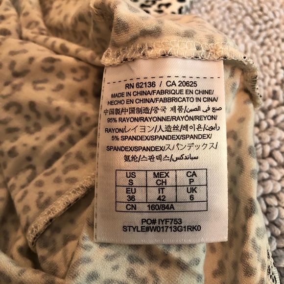 Animal print Guess Dress Mini Size Small - Picture 4 of 10